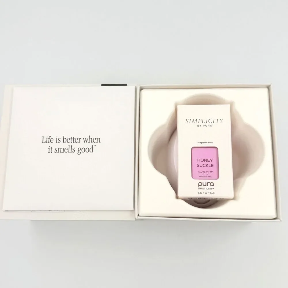 Pura Mini Smart Fragrance Diffuser WiFi Alexa/Google + Honey Suckle Fragrance